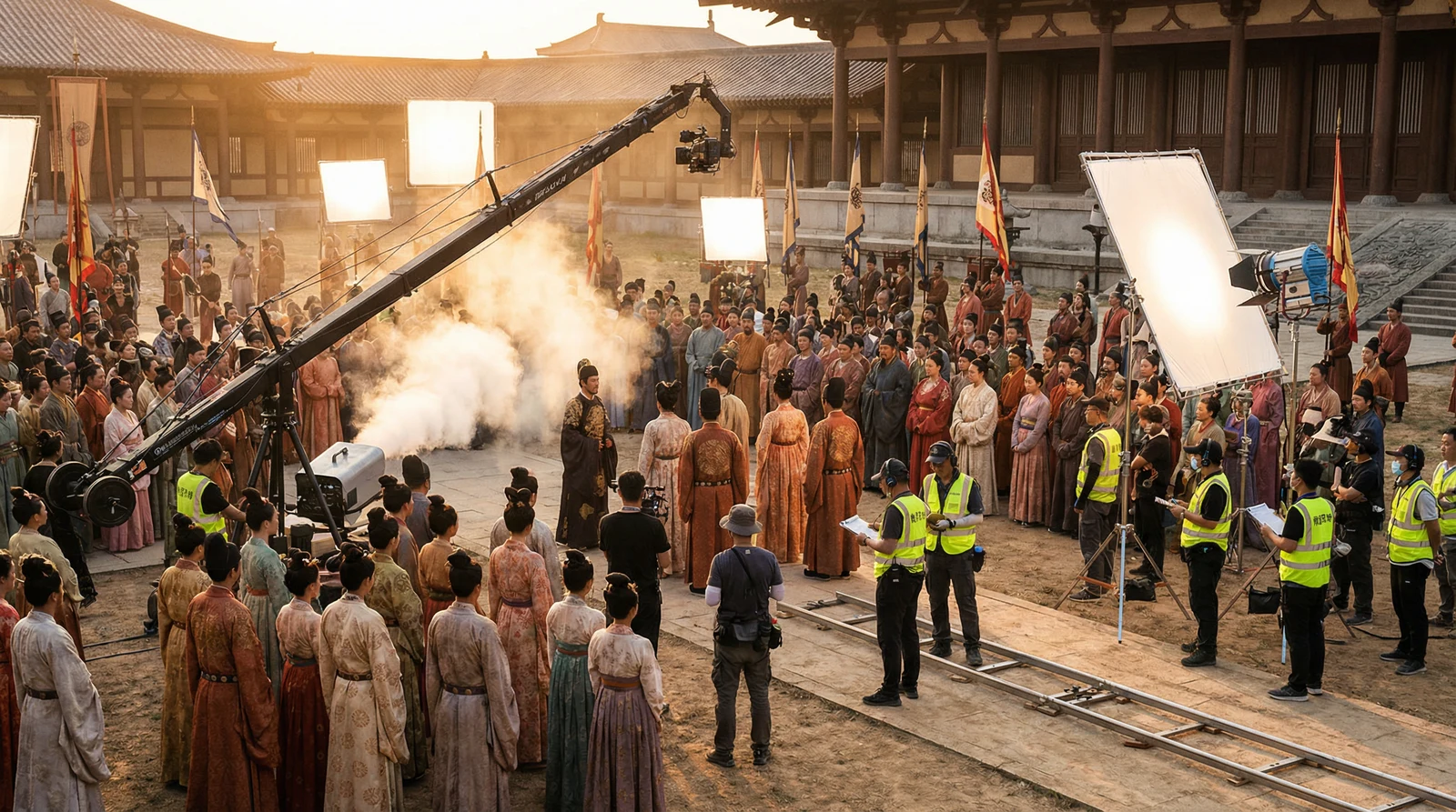 四虎古装大片拍摄现场幕后花絮