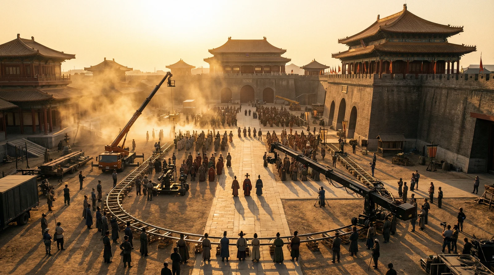 四虎国产视频栏目大型影视拍摄基地全景