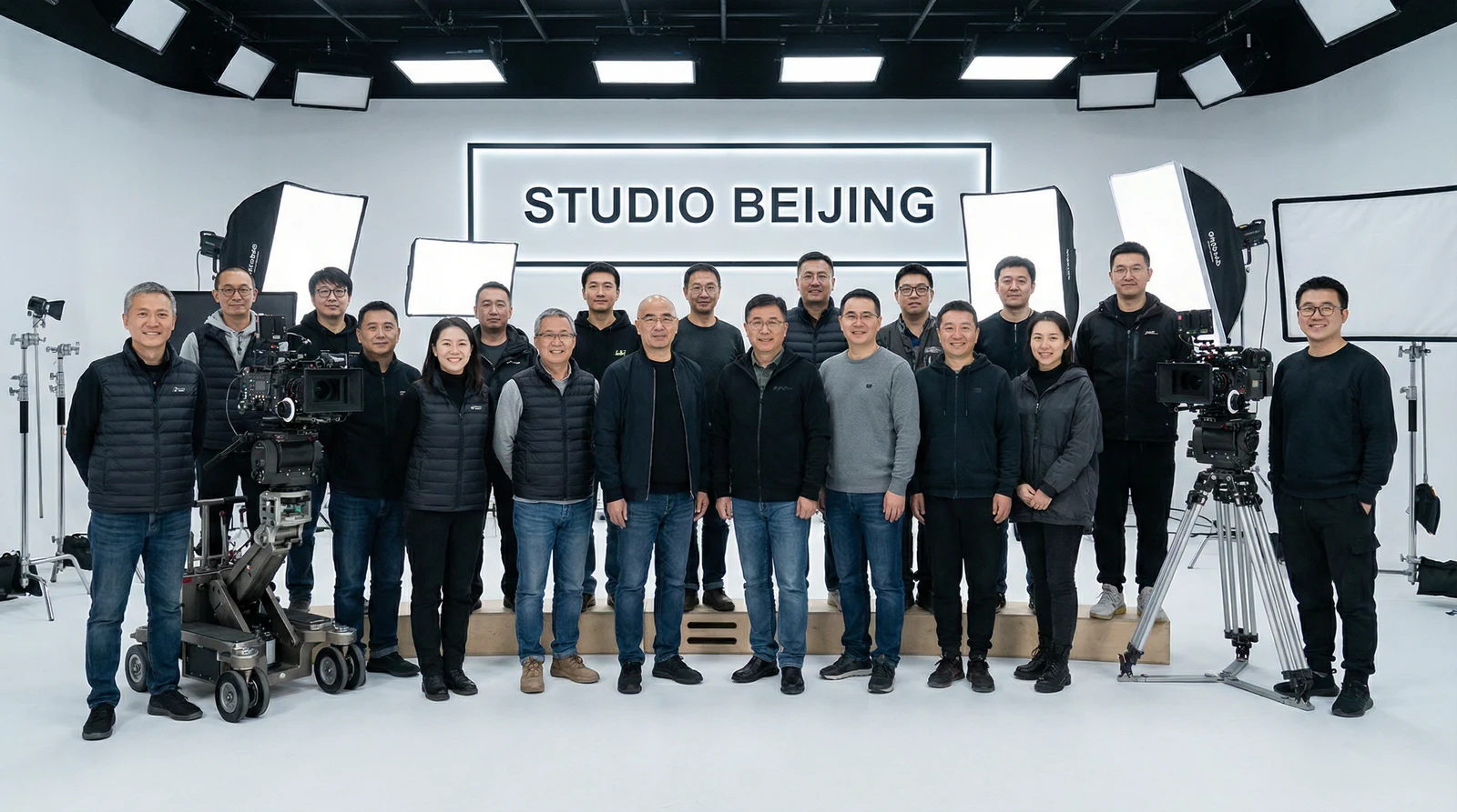 四虎专业影视制作团队合影